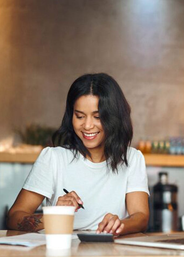 Smiling woman